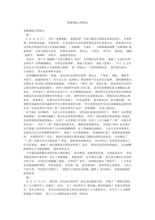 党旗领航心得体会