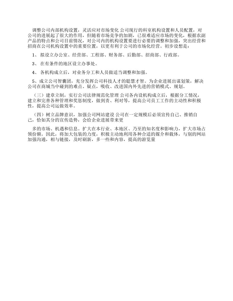 公司发展规划例文_第3页