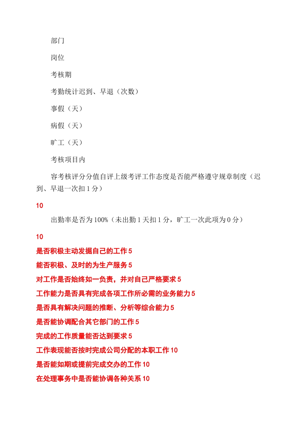 公司员工绩效考核办法_第3页