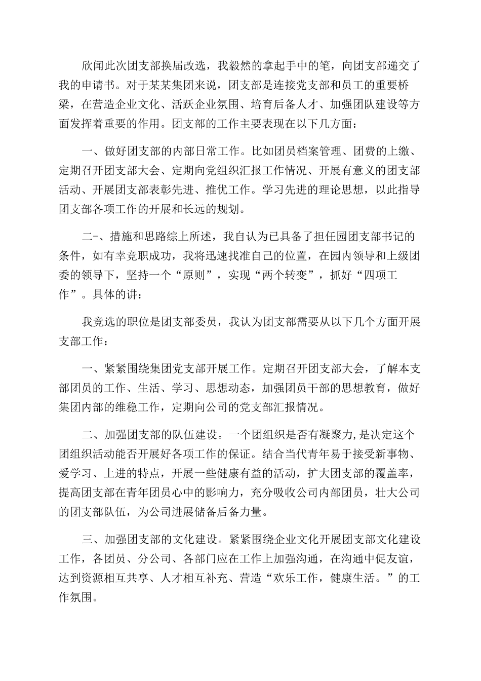 公司团支书竞聘_第2页