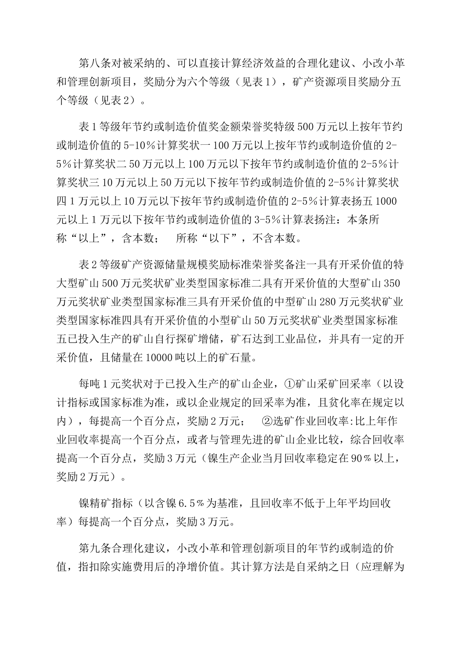 公司安全生产合理化建议管理制度_第3页