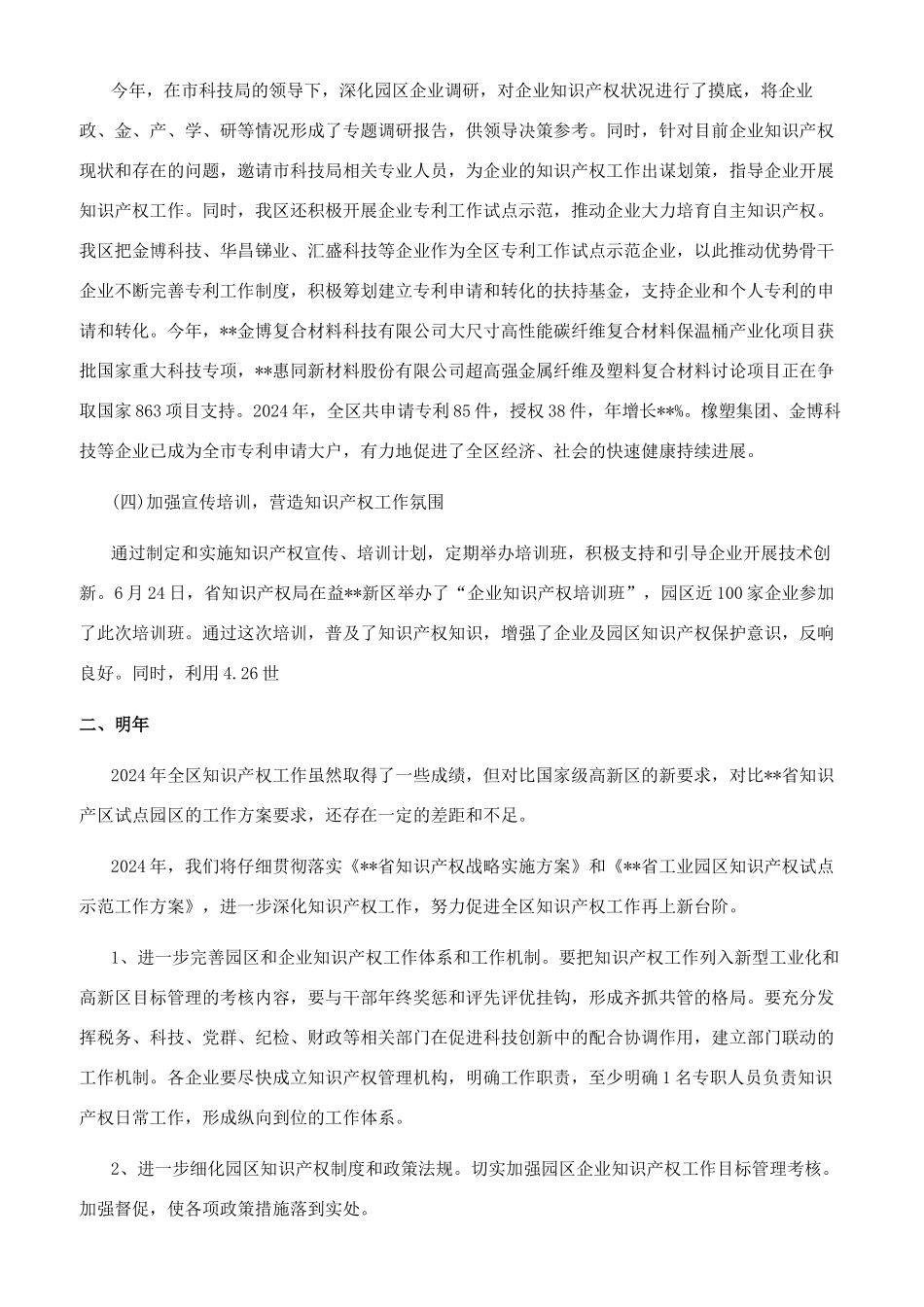 公司知识产权工作总结_第2页