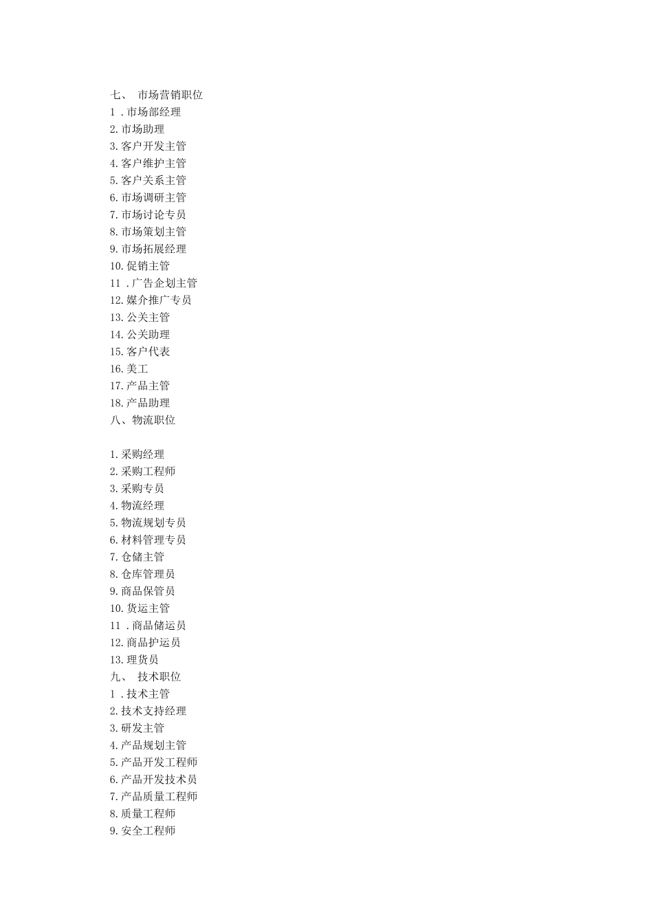 公司职务名称大全_第3页