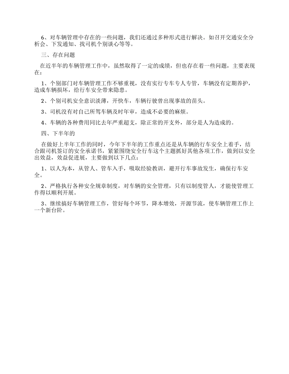 公司车辆管理自查报告_第3页