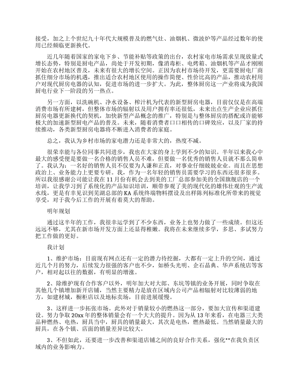 公司销售年终总结模板锦集9篇_第2页