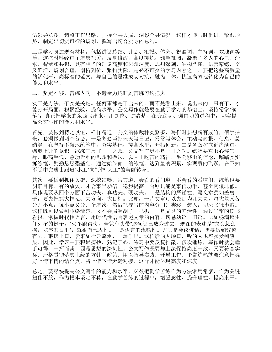 公文写作学习培训总结_第2页