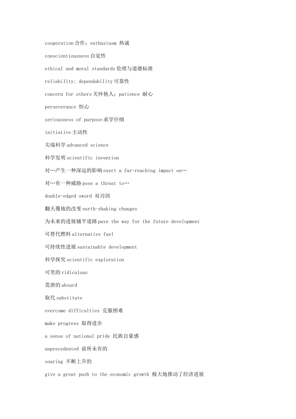 六级复习必背单词第三弹_第3页