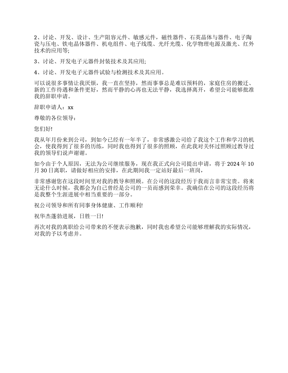 关于it行业辞职报告_第2页