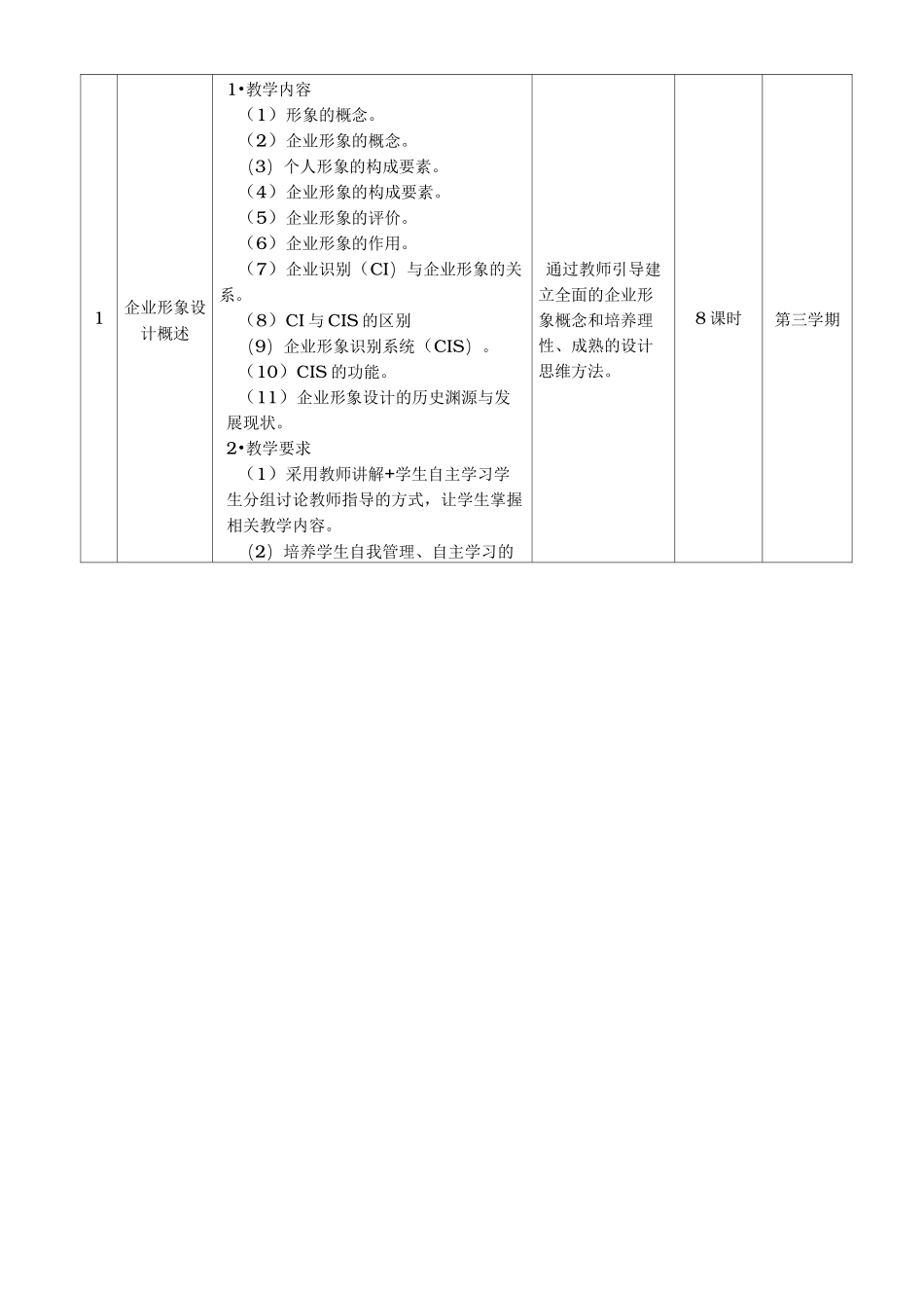 企业形象设计课程标准_第3页