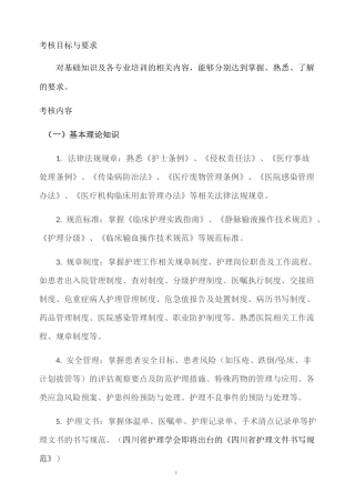 考核理论内容