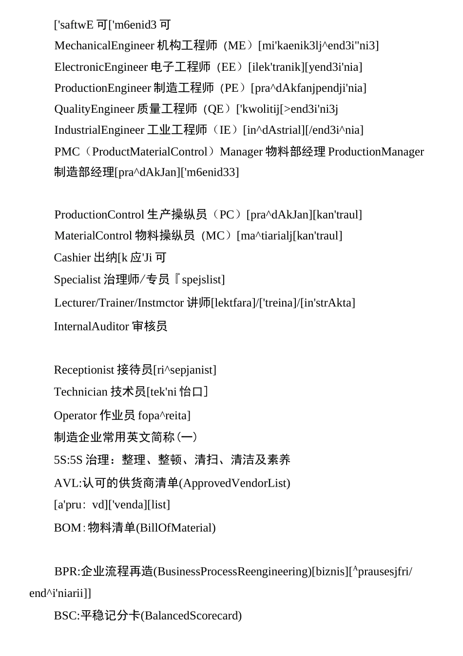 制造业常用职位_第2页