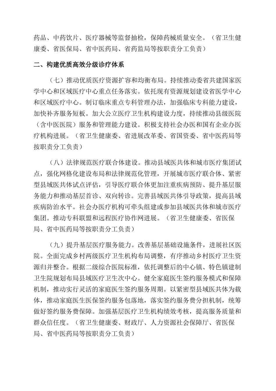 关于推进医药卫生体制改革2024年重点工作_第3页