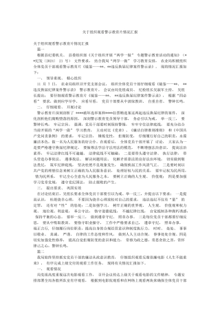 关于组织观看警示教育片情况汇报