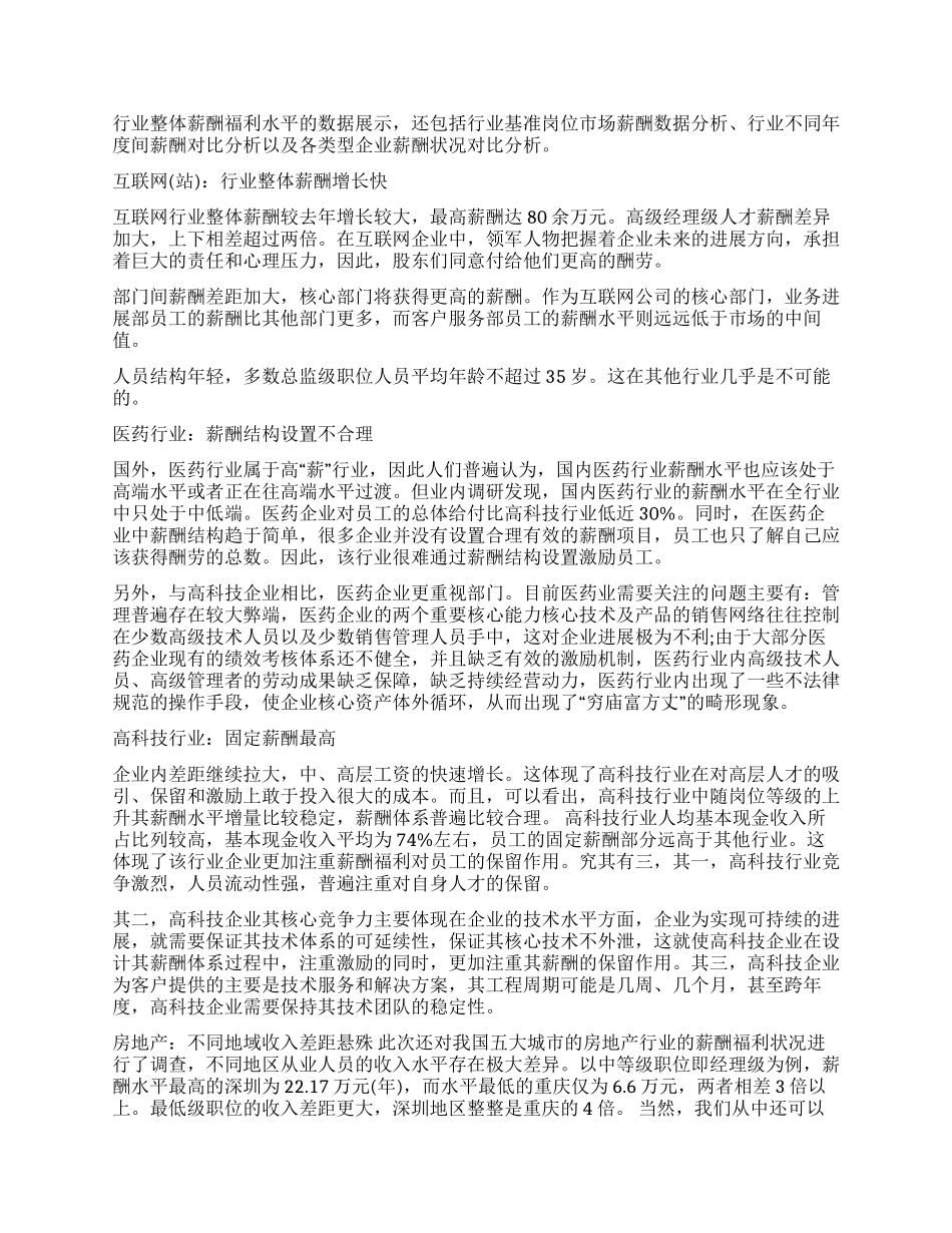 关于薪酬的调查报告_第2页