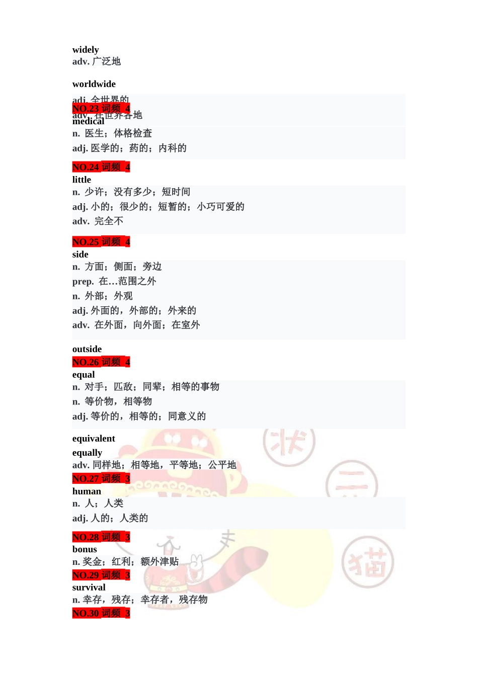 写作词汇-名词-形容词51_第3页