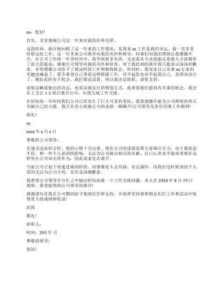 出纳人员辞职报告