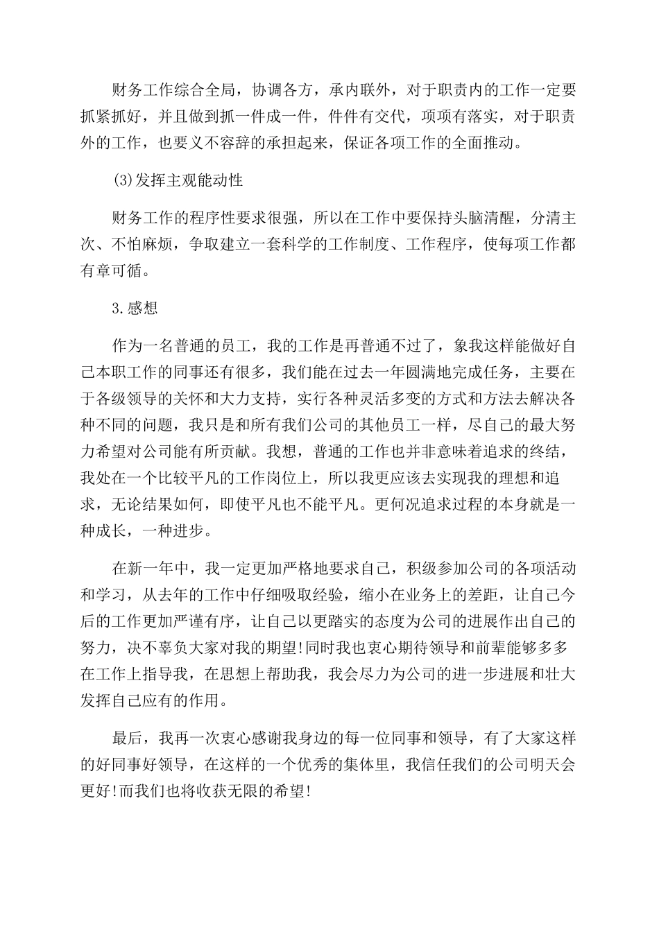 出纳工作总结范文_第3页