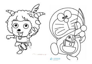 幼儿卡通涂色1