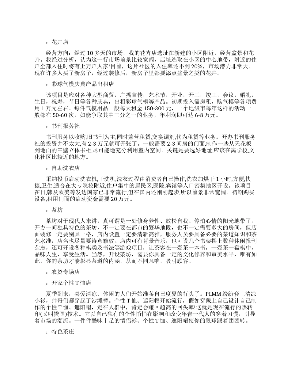 创业小点子未来_第1页