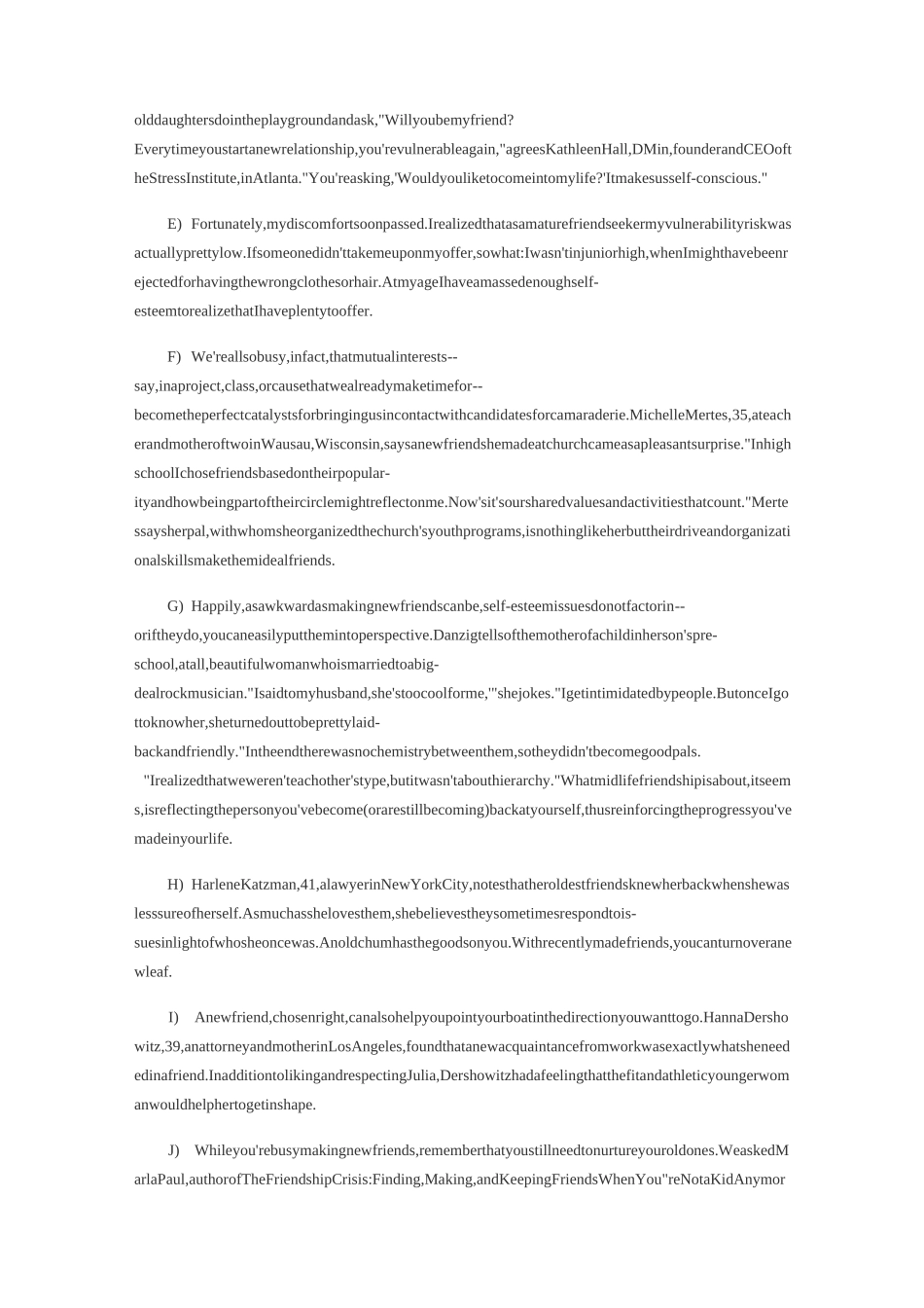 英语四级长篇阅读段落信息匹配题练习4_第2页