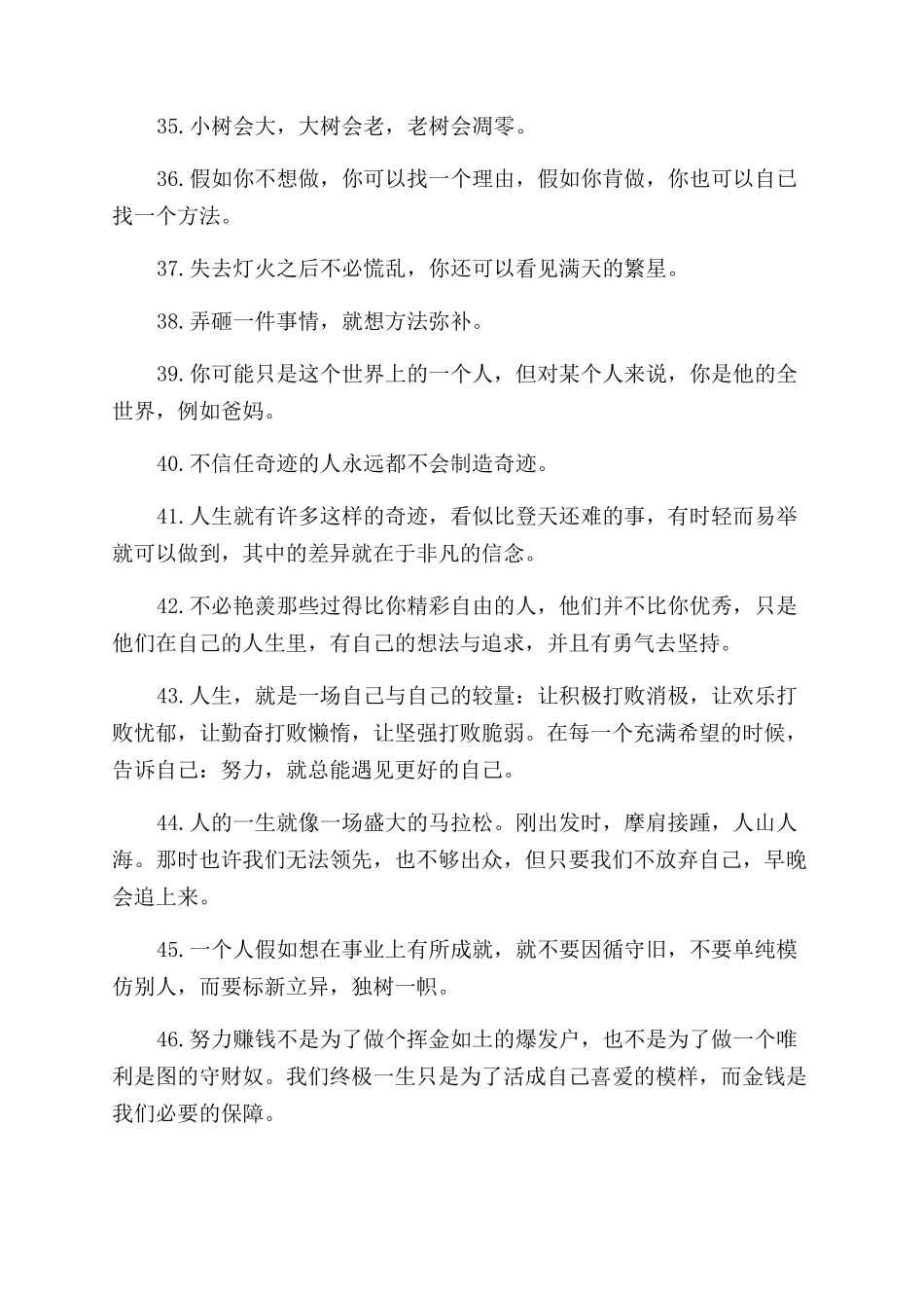 努力是一种态度座右铭大全_第3页