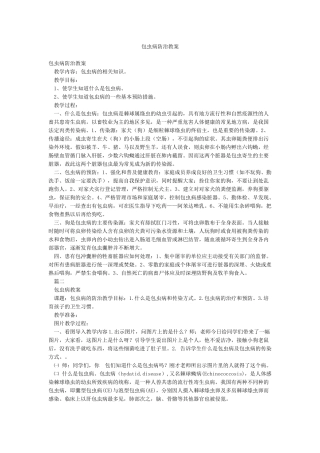 包虫病防治教案