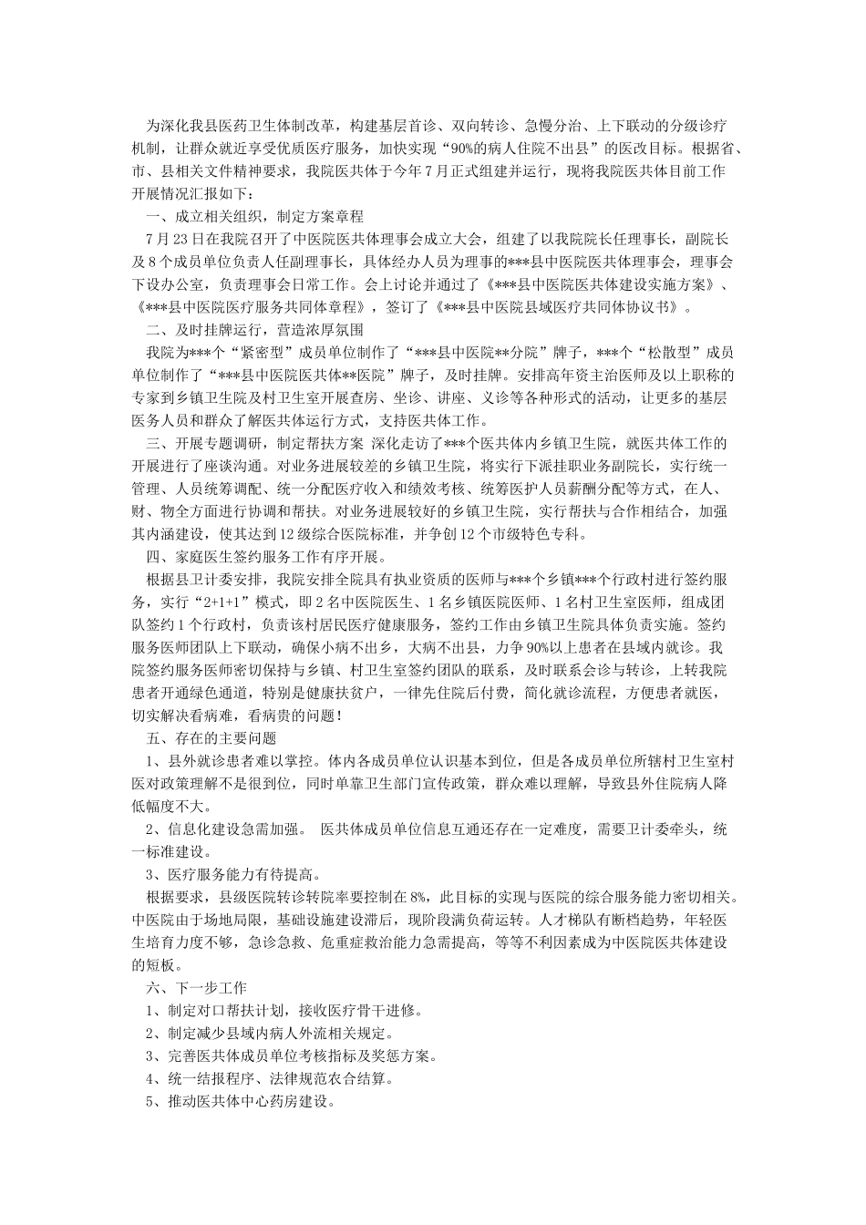 医共体工作自评报告_第2页