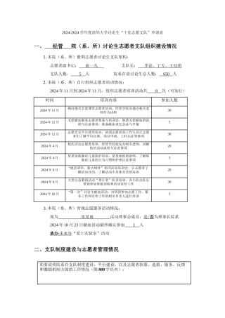 十佳志愿支队-经管学院