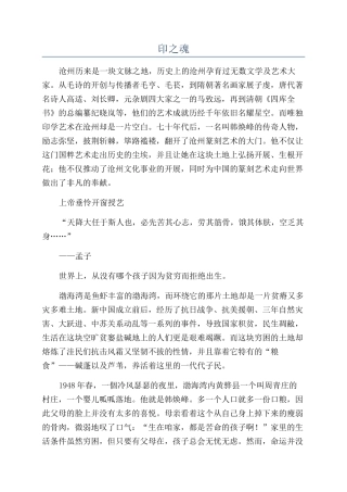 印之魂-精品文档