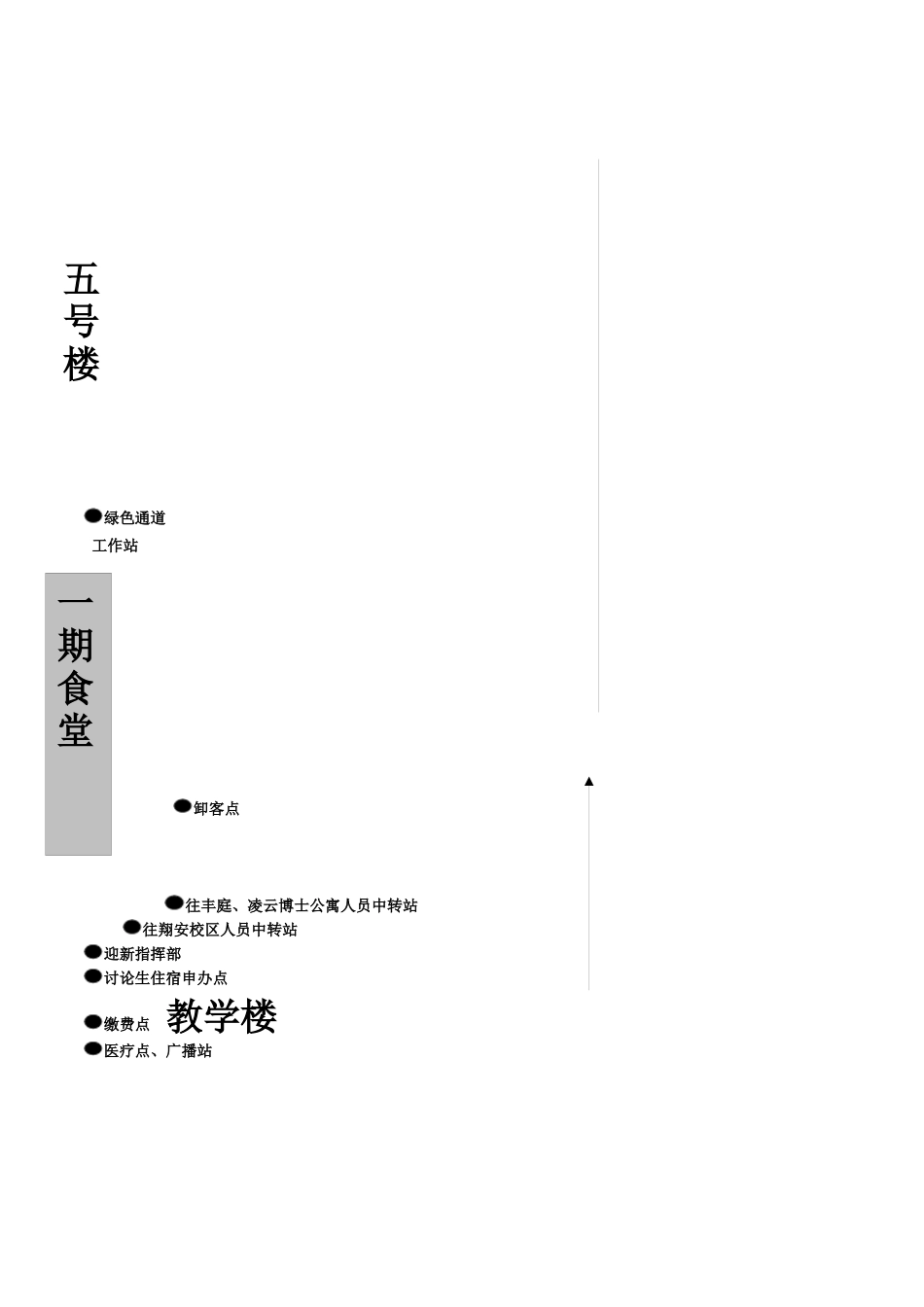 厦门大学2024年研究生迎新海韵学生公寓工作站示意_第1页