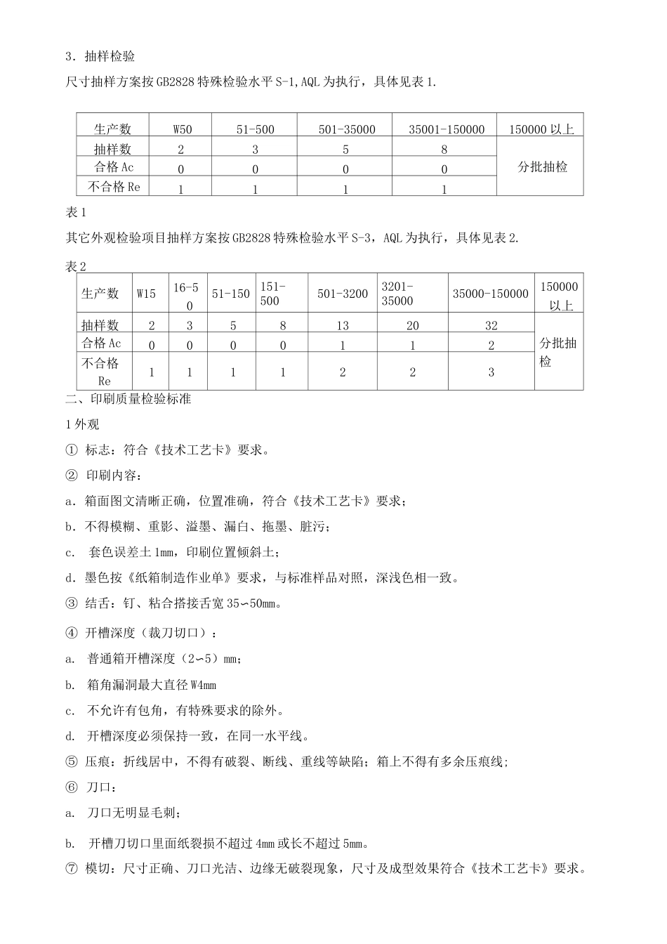 纸箱检验标准新_第2页