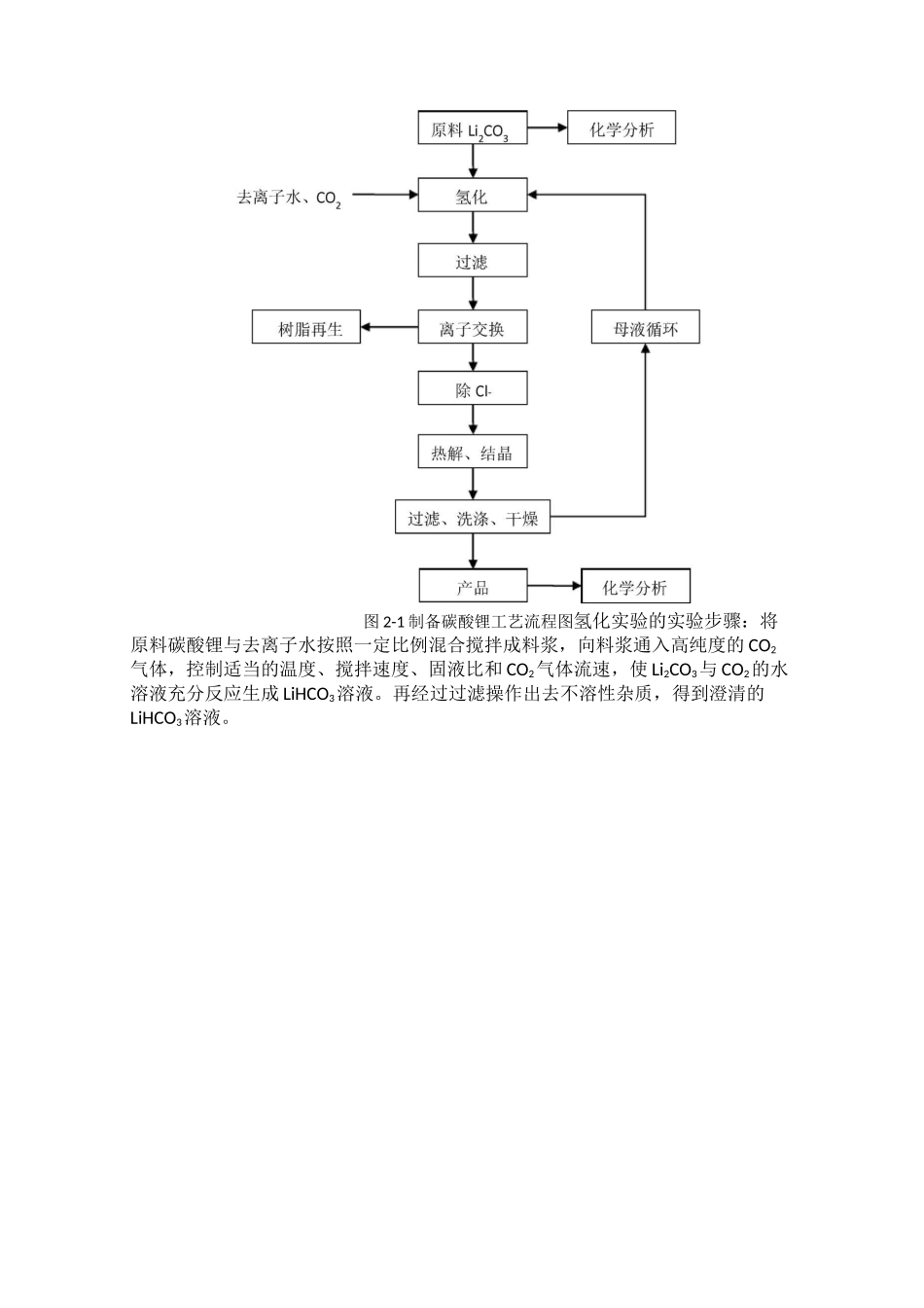 碳酸锂氢化提纯实验方案_第3页