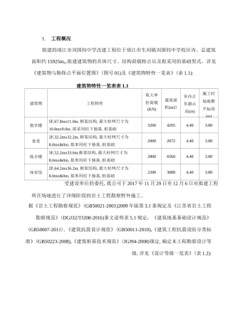 某学校勘察报告