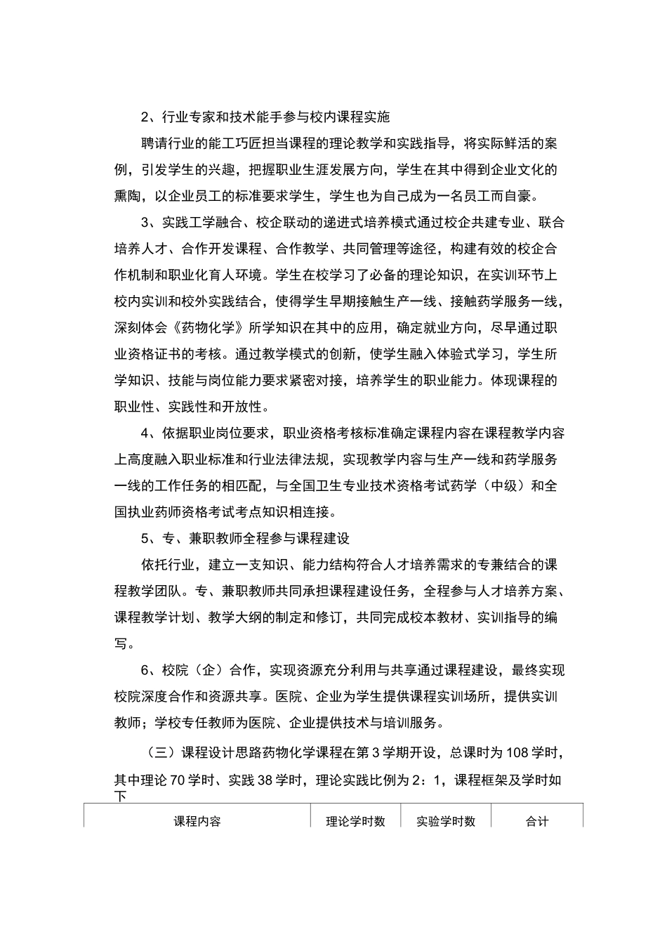 药物化学课程标准课程名称药物化学课程代码130006课程类型_第2页