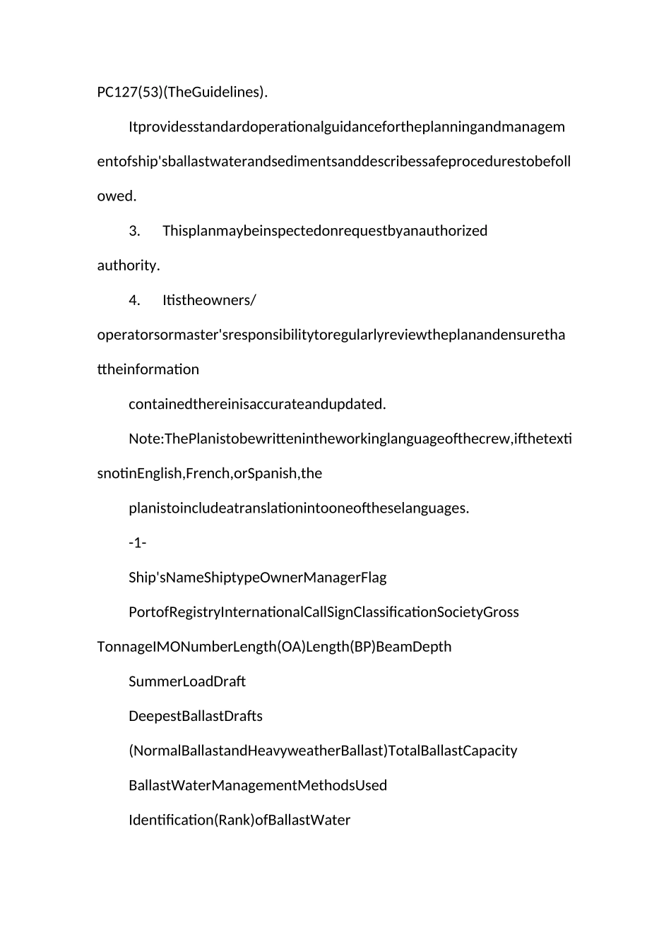 压载水管理计划  BWMP (MEPC 127 (53))_第2页