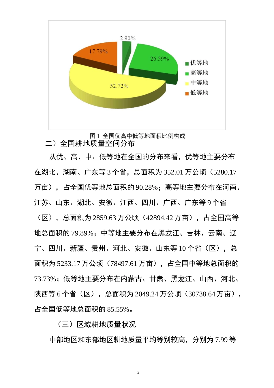 全国耕地质量等别更新评价主要数据成果_第3页