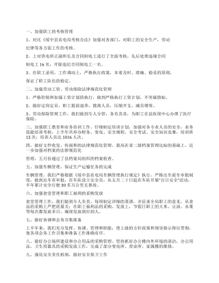 县农电局行政副局长工作报告（摘要）