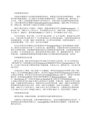 古印度新德里的介绍
