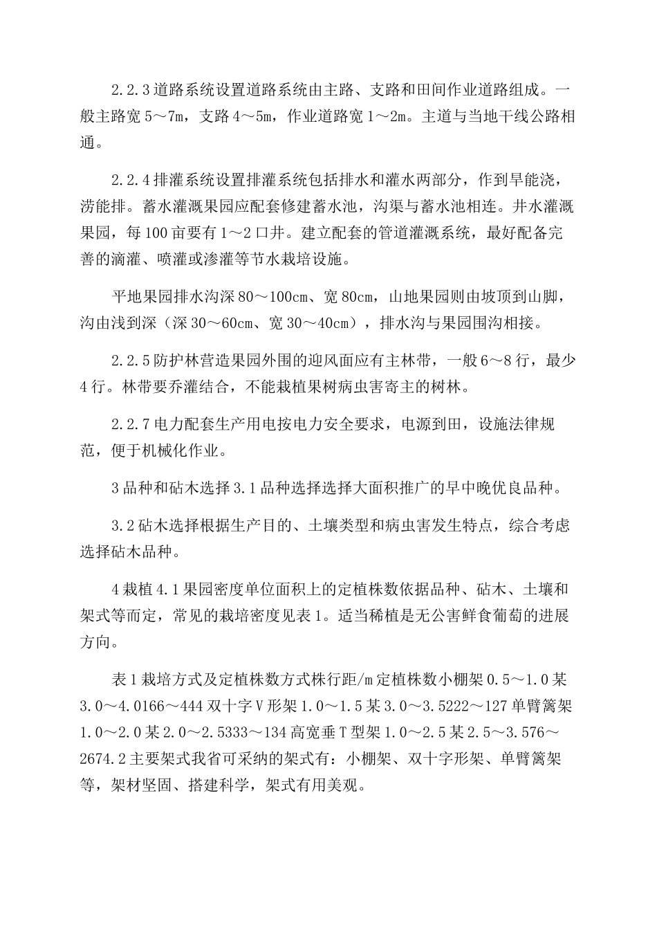 国家葡萄标准果园建设标准_第2页