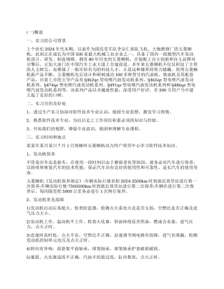 在校大学生顶岗实习报告