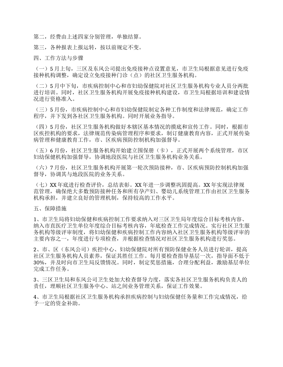 城区妇幼保健疾病控制工作进社区工作方案_第3页