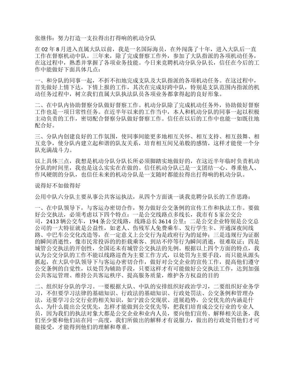 城管中队分队长竞职演讲_第3页