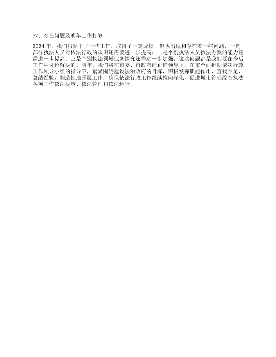 城管局依法行政自查情况报告_第3页