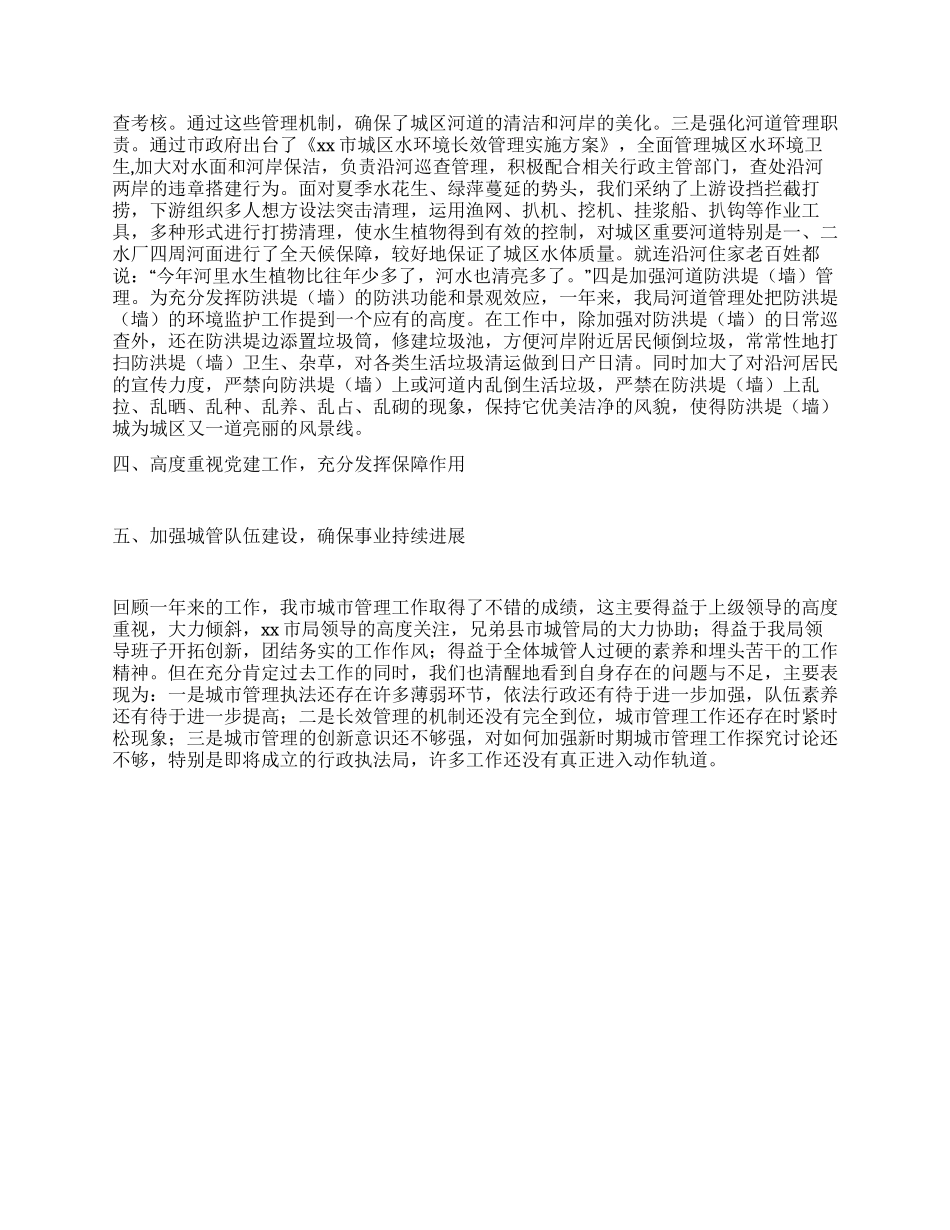 城管局工作总结_第3页