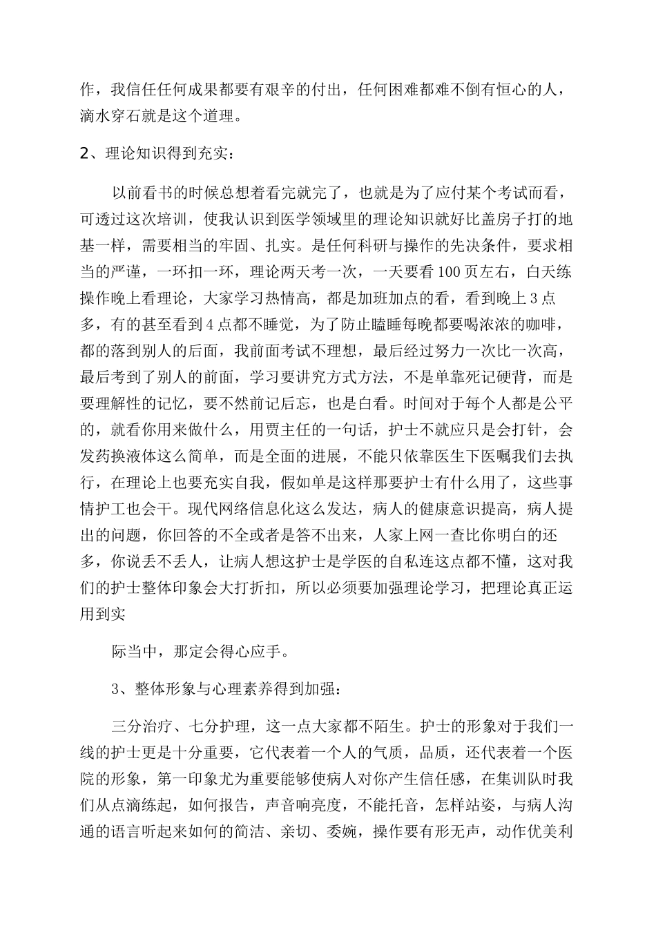 外出学习个人工作总结范文优秀文章_第2页