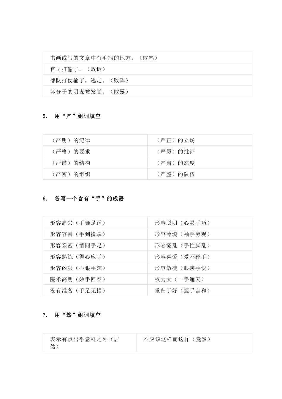 小学语文常识高频考点积累_第2页