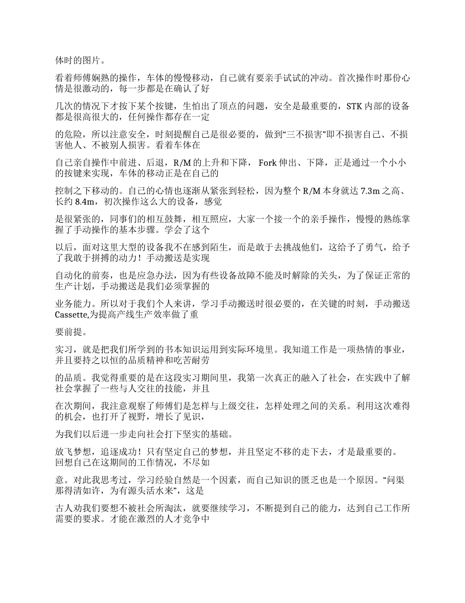 大学生实习报告放飞梦想追逐成功_第2页