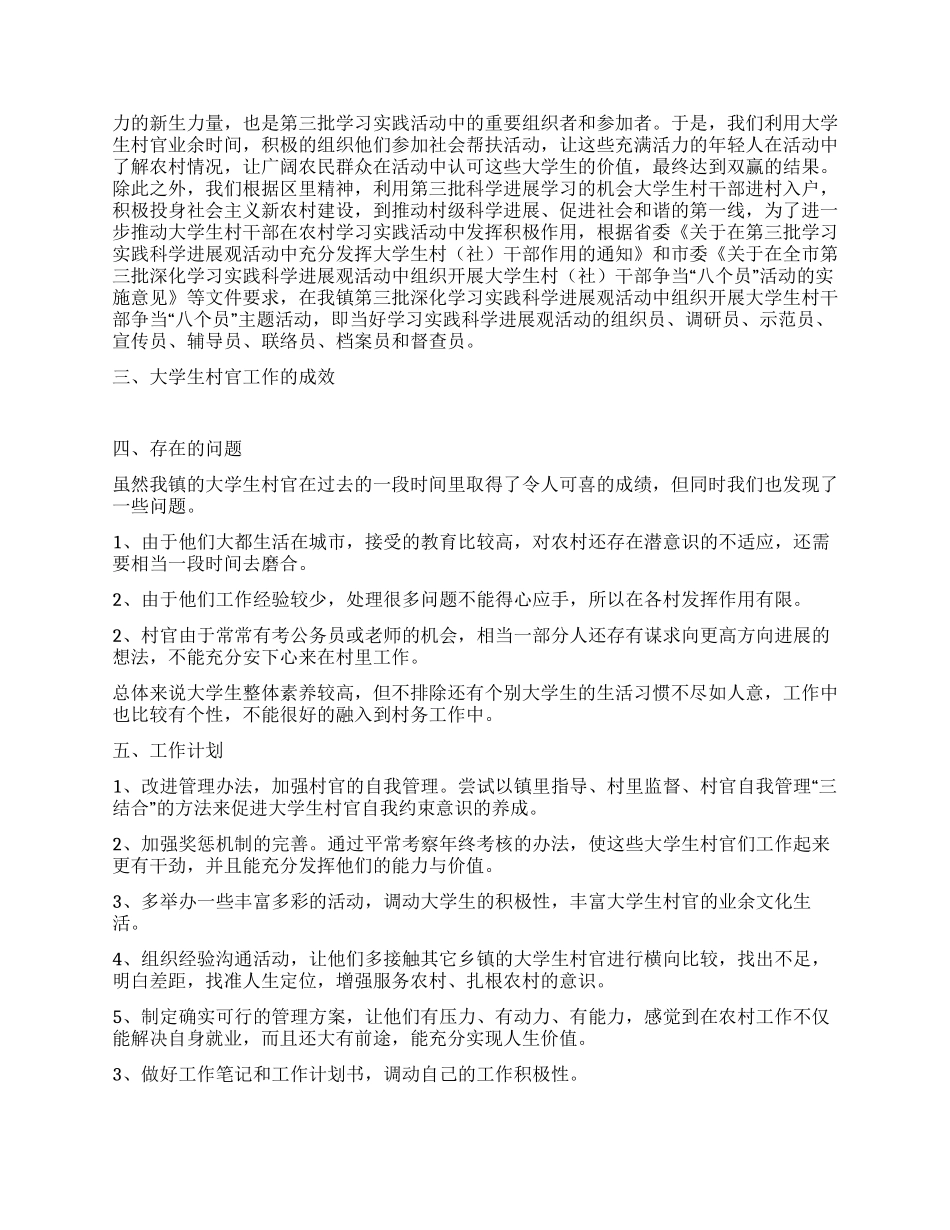 大学生村官个人总结_第2页