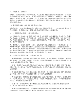 大学生社会实践工作总结2