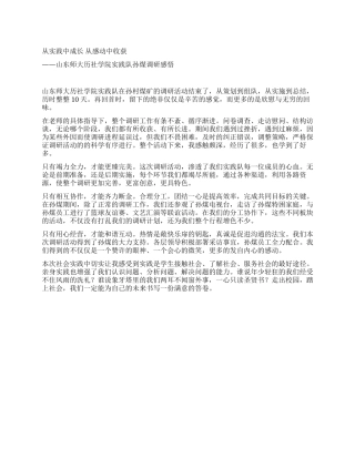 大学生社会实践心得